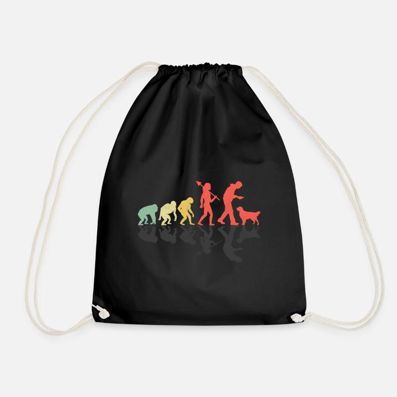 Evolution Golden Retriever GR Hunde Retriever - Turnbeutel - Schwarz