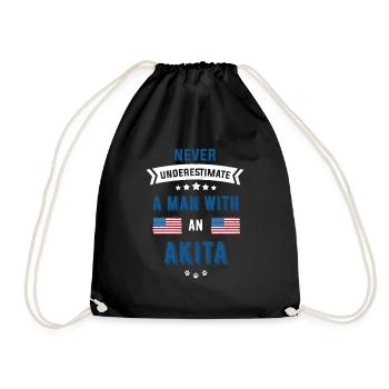 Akita - Sac de sport léger - noir - Devant