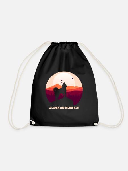 Alaskan Klee Kai - Turnbeutel - Schwarz