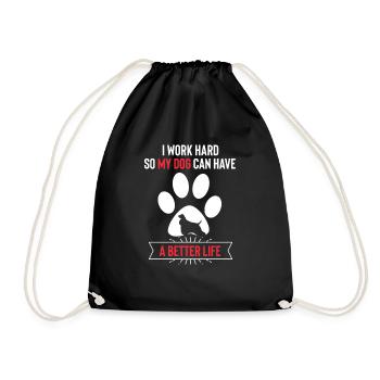 Cocker Spaniel américain - Sac de sport léger - noir - Devant