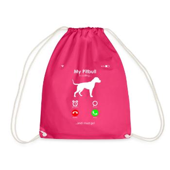 American Pitbull Terrier Pit Bull - Sac de sport léger - fuchsia - Devant