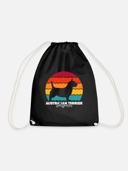 Australian Terrier - Turnbeutel - Schwarz