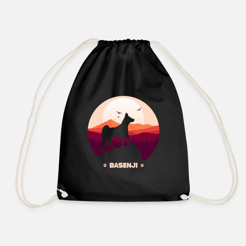 Basenji - Sac de sport léger - noir