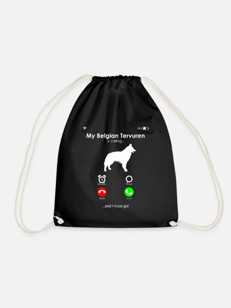 Belgian Tervuren - Turnbeutel - Schwarz