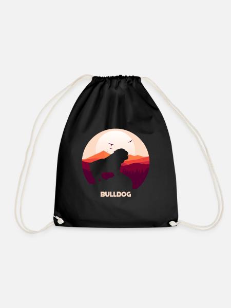 Bulldog - Turnbeutel - Schwarz