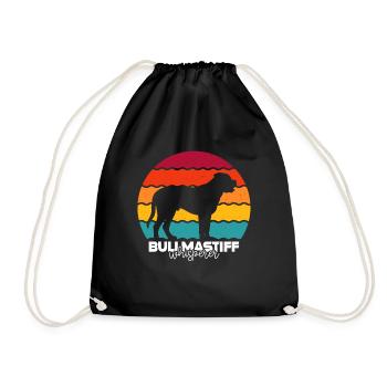 Bullmastiff - Drawstring Bag - black - Front