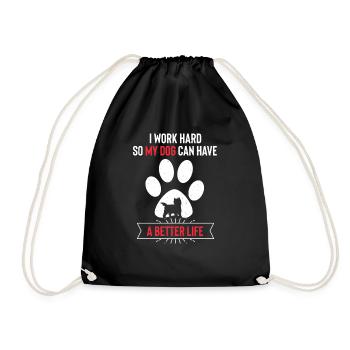 Cairn Terrier - Turnbeutel - Schwarz - Vorne