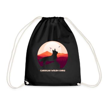 Cardigan Welsh Corgi - Sac de sport léger - noir - Devant