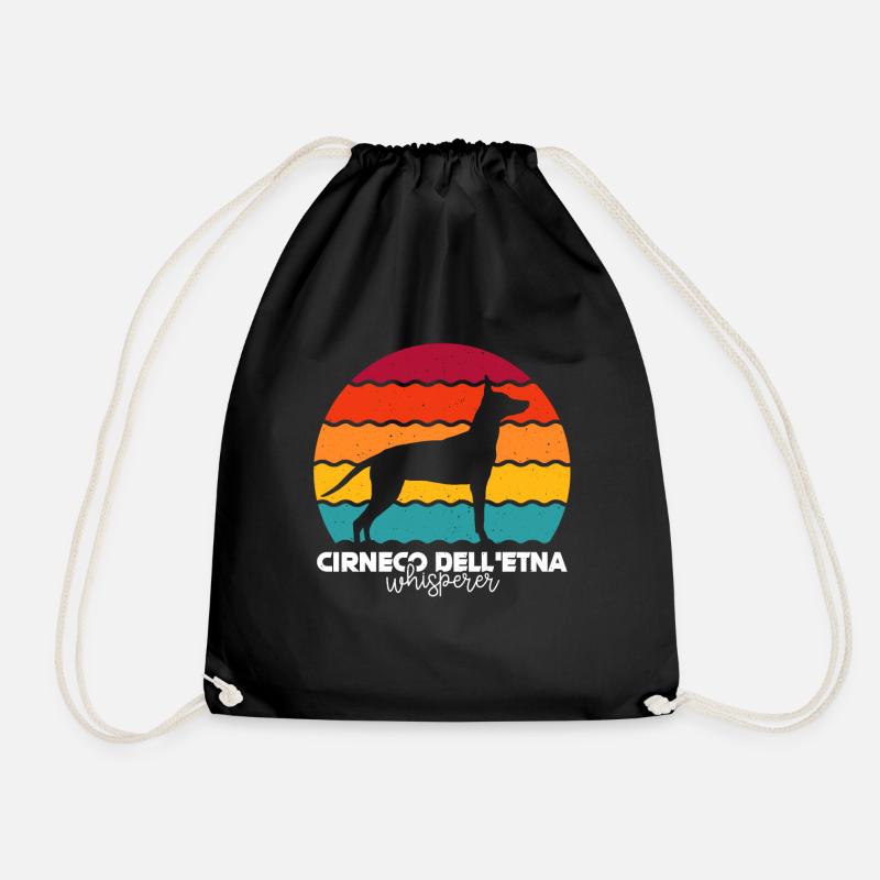 Cirneco dell Etna - Turnbeutel - Schwarz