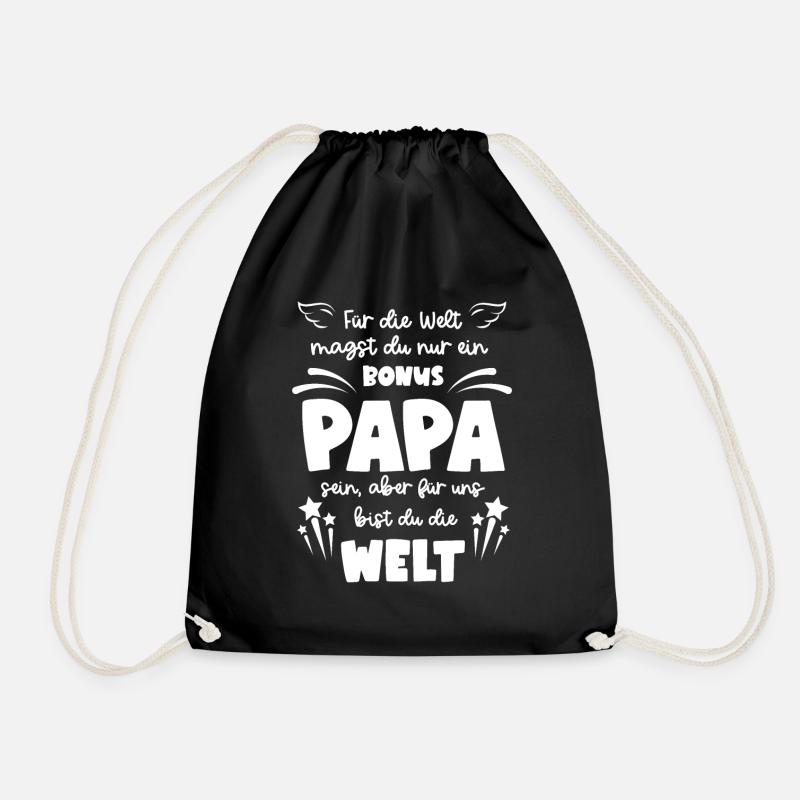Bonus Papa - Turnbeutel - Schwarz