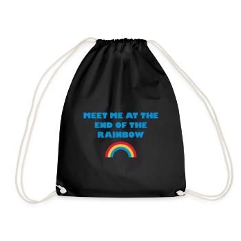 ★ Les couleurs de conception peuvent être modifiées ★ Rencontrez-moi à la fin de .. - Sac de sport léger - noir - Devant