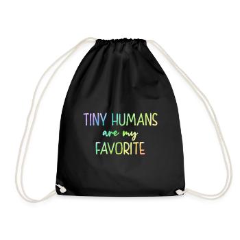 Tiny Humans Are My Favorite Daycare Provider Teach - Turnbeutel - Schwarz - Vorne