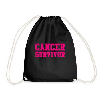 Survivant du cancer - Sac de sport léger - noir - Devant