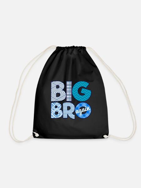 Big Bro Brother Again - Turnbeutel - Schwarz
