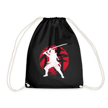samouraï - Sac de sport léger - noir - Devant