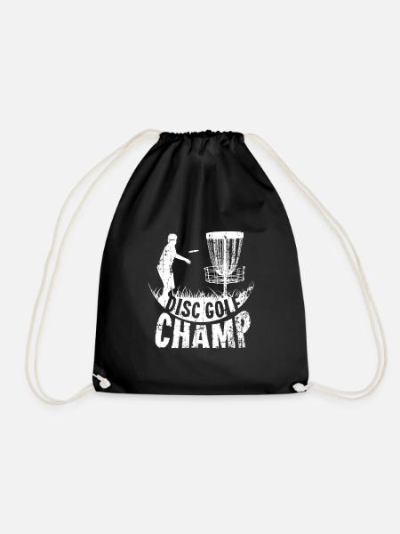 Disc Golf Champion Frisbee Korb - Turnbeutel - Schwarz