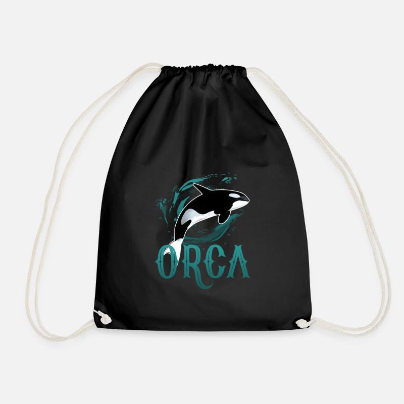 Orca - Turnbeutel - Schwarz