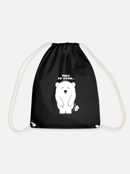 Oursons polaires - Sac de sport léger - noir