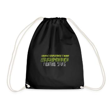 Combat Sambo Gift - Drawstring Bag - black - Front