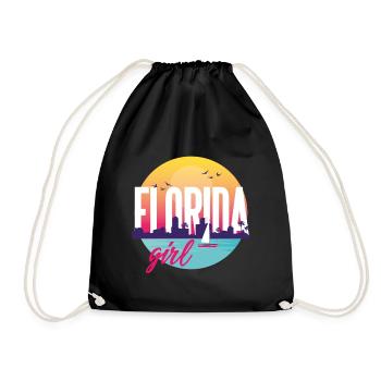 Florida girl - Sac de sport léger - noir - Devant