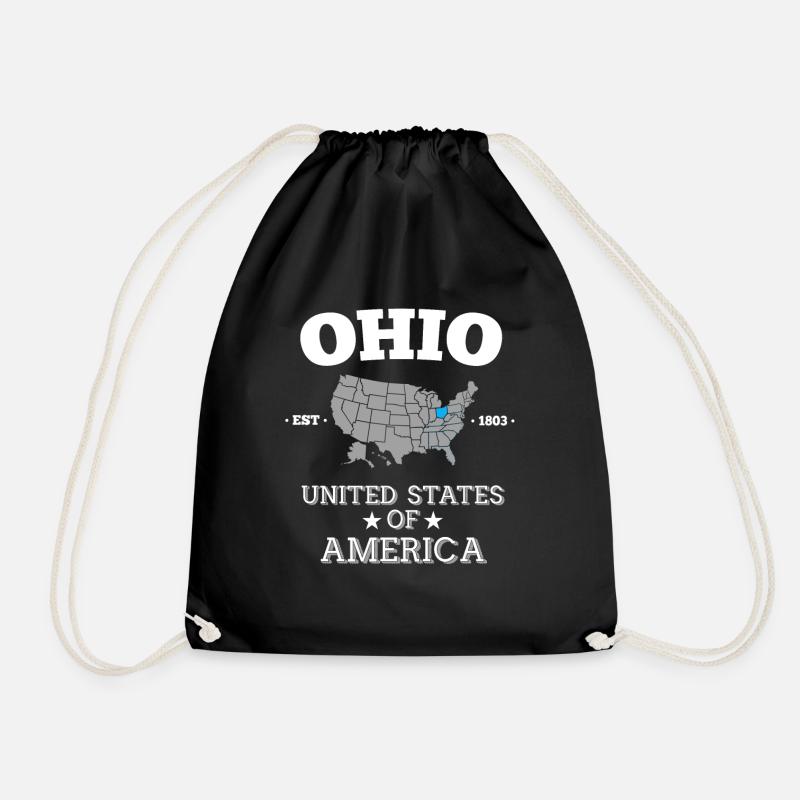 Ohio - Turnbeutel - Schwarz