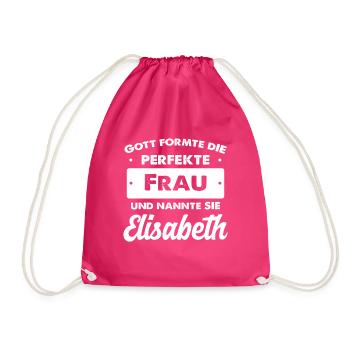 Elisabeth - Turnbeutel - Fuchsia - Vorne