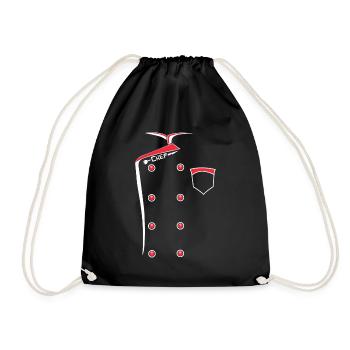 Chef Chef Chef Uniforme Cuisine Cadeau - Sac de sport léger - noir - Devant