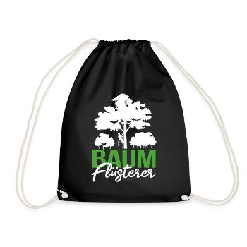 Tree Whisperer - Cadeau de la forêt Ranger drôle - Sac de sport léger - noir - Devant