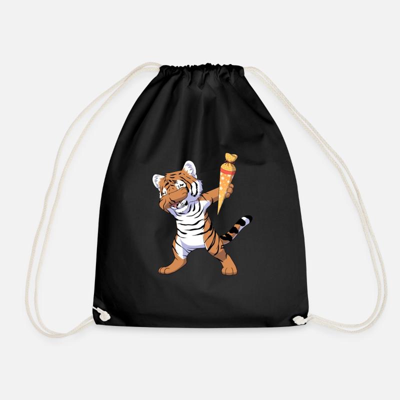 Dabbing Schultiger - Turnbeutel - Schwarz