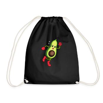 Avocado Avocardio Cardio Running Training Fitness - Drawstring Bag - black - Front
