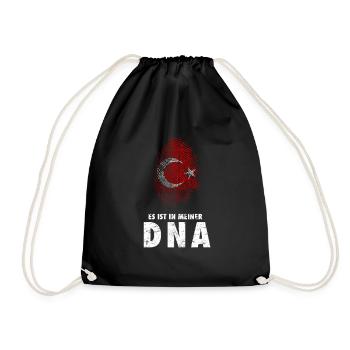 DNA Turkey - Drawstring Bag - black - Front