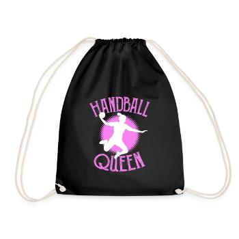 Handball fille reine sport - Sac de sport léger - noir - Devant