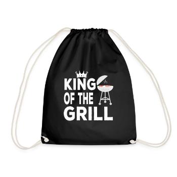 King Grill Grill Barbecue King Bbq Season - Drawstring Bag - black - Front