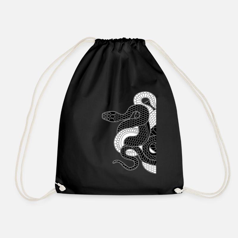 serpents - Sac de sport léger - noir
