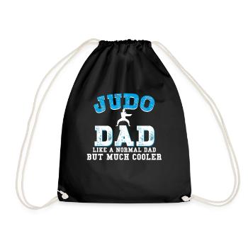 Judo Dad papa papa - Sac de sport léger - noir - Devant