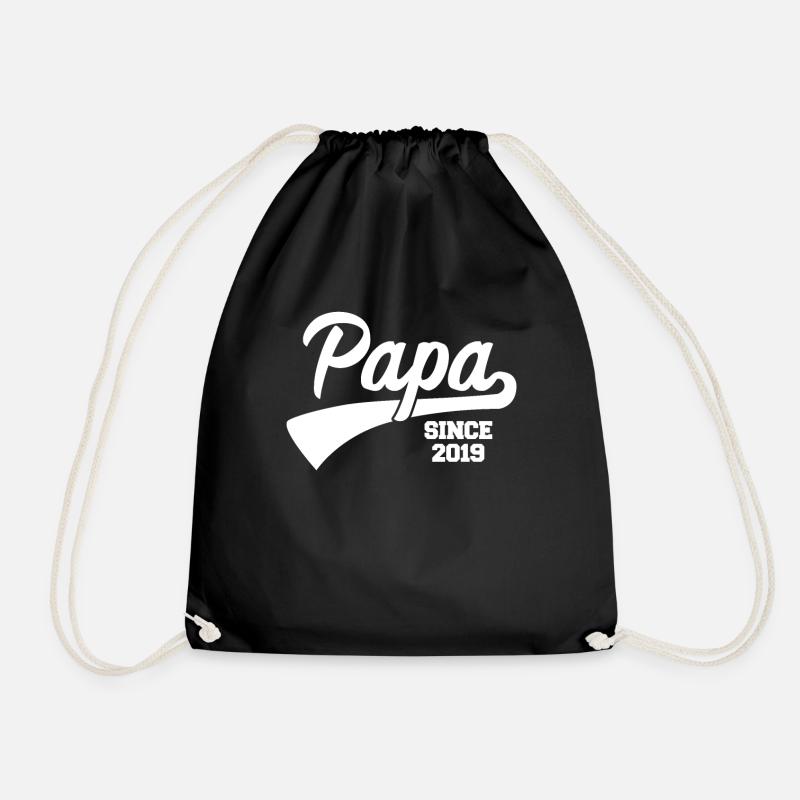 Papa Vater 2019 - Turnbeutel - Schwarz