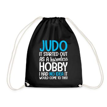 Judo - Turnbeutel - Schwarz - Vorne