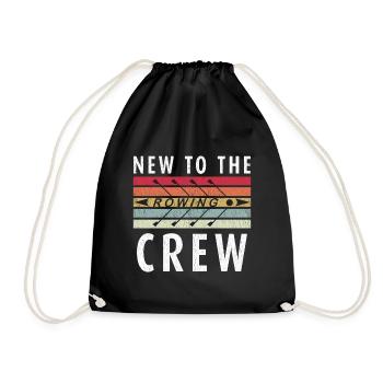Nouveau à l'entraînement d'aviron d'équipage - Sac de sport léger - noir - Devant