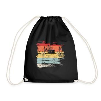 Programmierer Lustig Informatiker Coder Geschenk - Turnbeutel - Schwarz - Vorne
