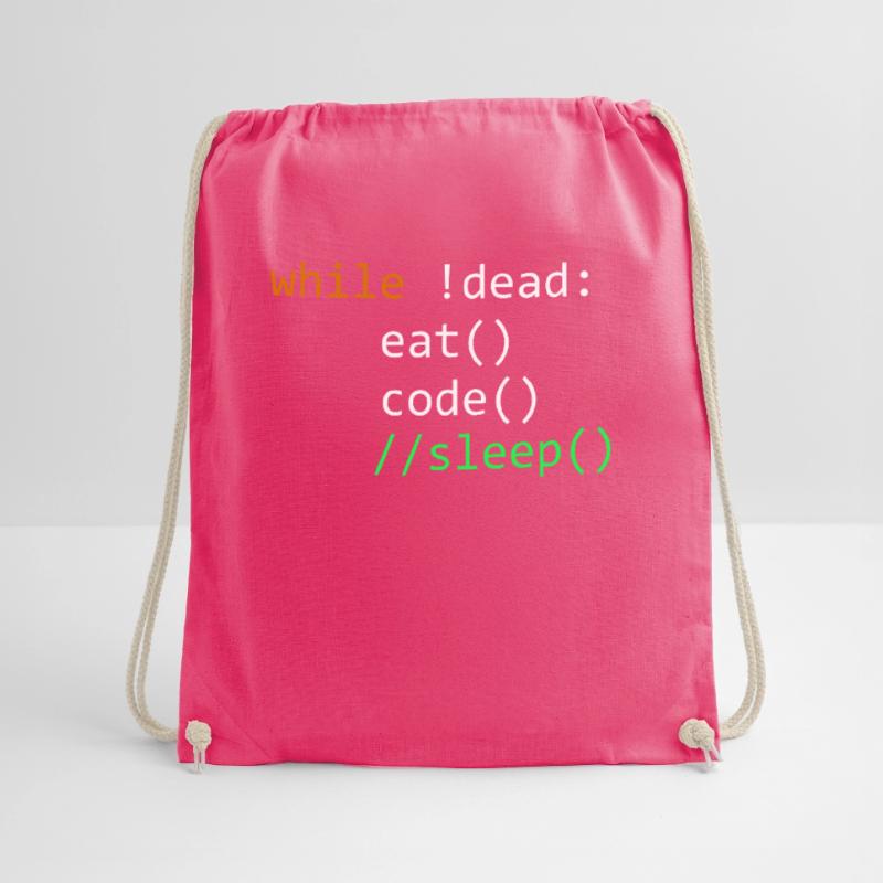 Programming Computer Science Developer Programmer Drawstring Bag