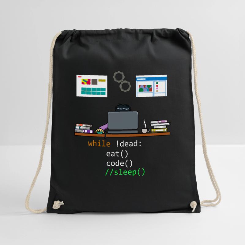 Programming Computer Science Developer Programmer Drawstring Bag