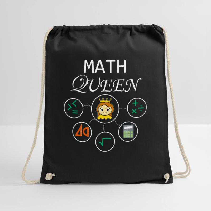 Math Math School Physics Math Teacher Drawstring Bag