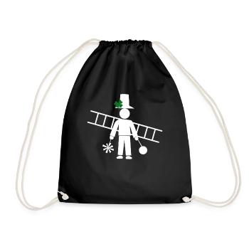 Ramoneur ramoneur métier de métier - Sac de sport léger - noir - Devant