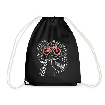 Vélo motrice cadeau motard cyclisme cyclisme - Sac de sport léger - noir - Devant