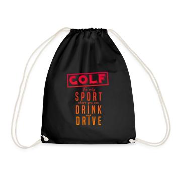 Gulf - Drawstring Bag - black - Front