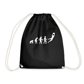 Gardien de but Gardien de but gardien de football cadeau - Sac de sport léger - noir - Devant