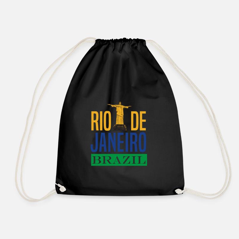 Brasilien Rio de Janeiro - Turnbeutel - Schwarz
