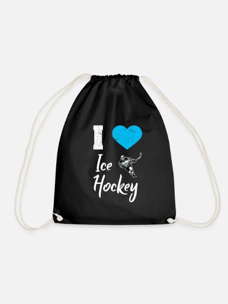 Hockey sur glace hockey sur glace rondelle - Sac de sport léger - noir