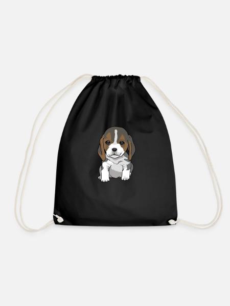 beagle - Sac de sport léger - noir