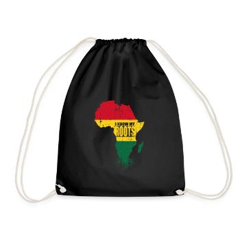 Afrique - Sac de sport léger - noir - Devant